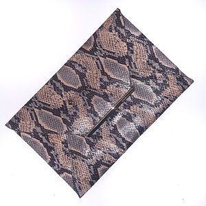 SOLD!!! Snake Skin BCBG Maxazria Envelope Clutch